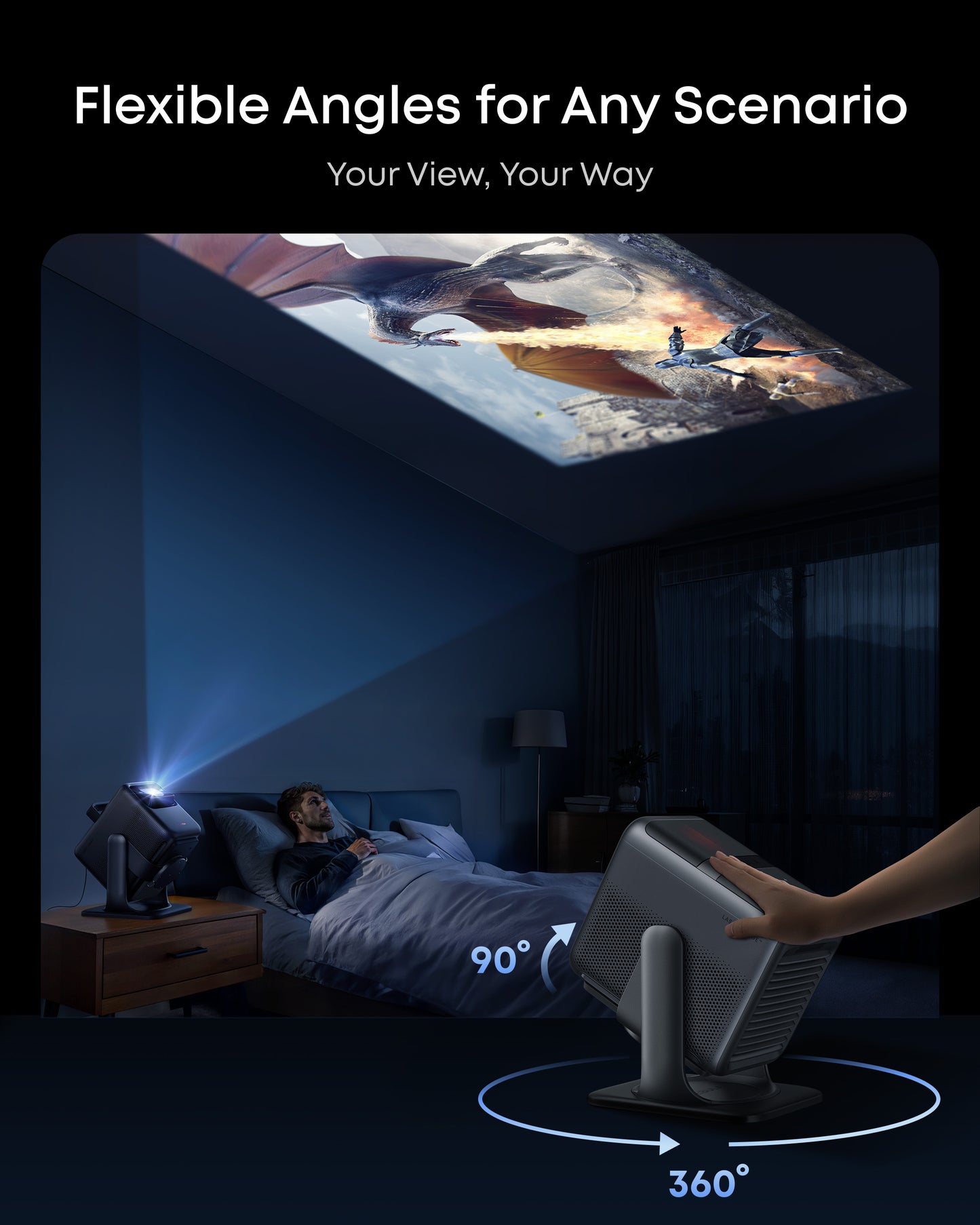 NEBULA Gimbal Stand for Projectors